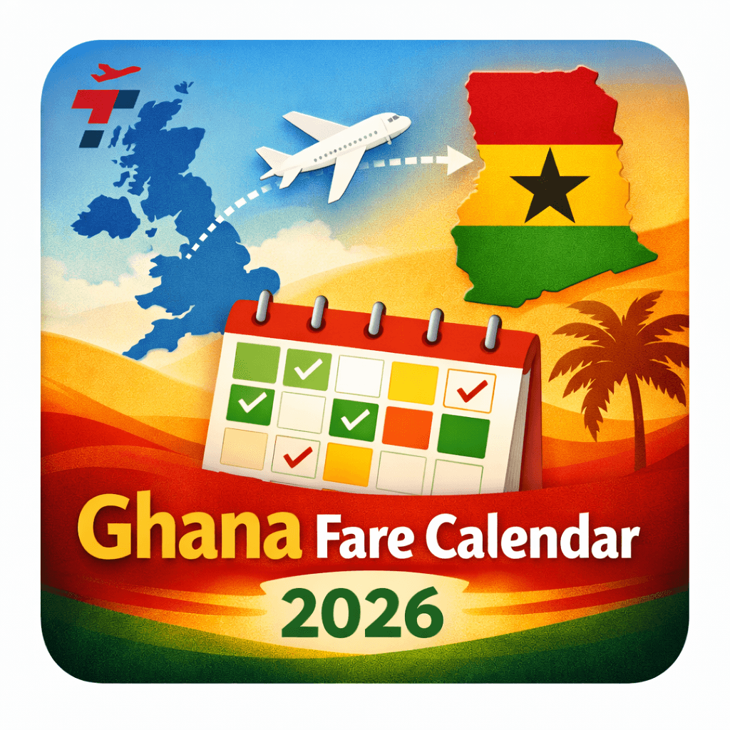 Ghana Fare Calendar 2026: Cheapest Weeks to Fly from the UK