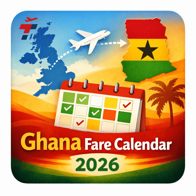 Ghana Fare Calendar 2026: Cheapest Weeks to Fly from the UK